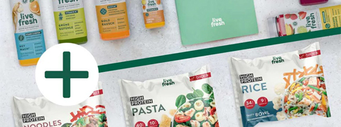 7-Tage LiveFresh Saftkur + Bestseller-Gerichte Bundle mit 10% Rabatt! 7-Tage LiveFresh Saftkur + Bestseller-Gerichte Bundle mit 10% Rabatt!